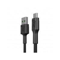 USB-Kabel auf micro-USB Green Cell KABGC23 Schwarz 30 cm