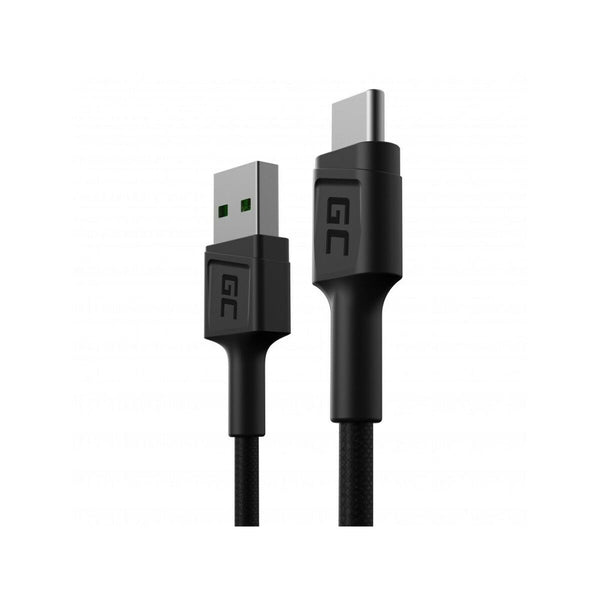 Adapter USB und USB-C Green Cell KABGC25 Schwarz 30 cm