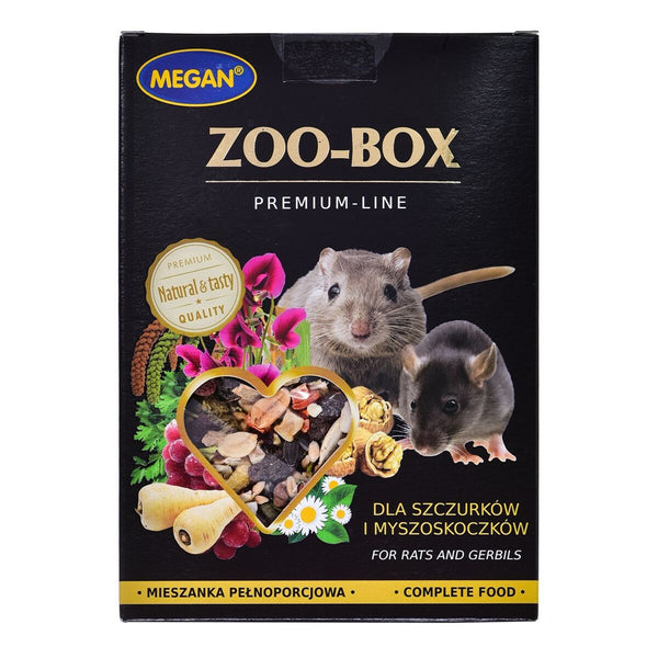 Hundefutter Megan Zoo-Box Premium Line Pflanzlich Ratte Nagetiere 550 g