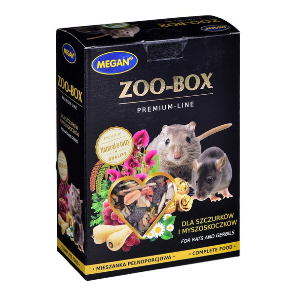 Hundefutter Megan Zoo-Box Premium Line Pflanzlich Ratte Nagetiere 550 g