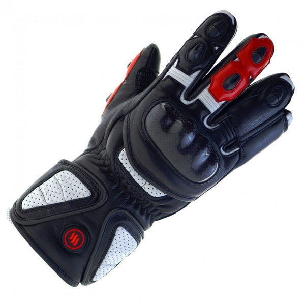 Motorrad-Handschuhe Glovii GDB Beheizt Schwarz Größe L