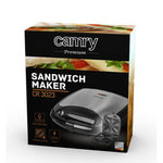 Sandwichmaker Camry CR 3023 Schwarz Grau Silberfarben 1100 W 1500 W