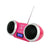 Tragbare Bluetooth-Lautsprecher Adler CR 1139 p Rosa