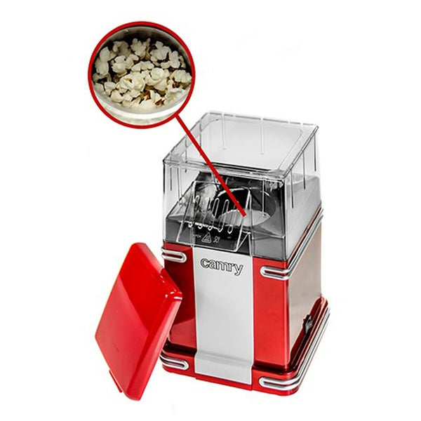 Popcornmaschine Adler CR 4480 Weiß Rot