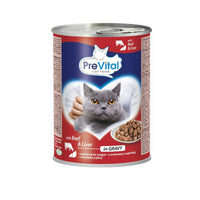 Katzenfutter Prevital Rind und Kalbfleisch 415 g