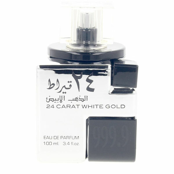 Unisex-Parfüm Lattafa 24 CARAT WHITE GOLD 100 ml