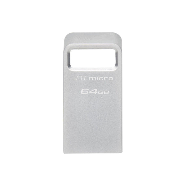 USB Pendrive Kingston DTMC3G2/64GB Schlüsselanhänger Silberfarben Schwarz 64 GB