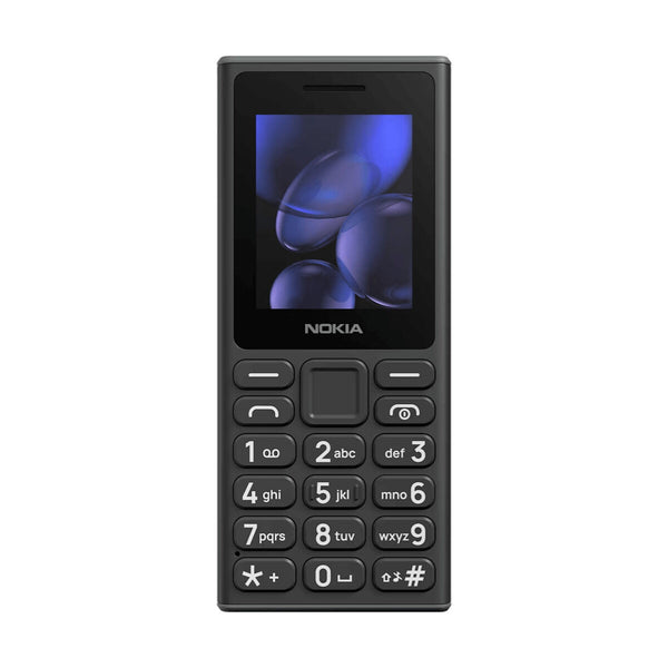 Mobiltelefon für ältere Erwachsene Nokia 105 (2024) Schwarz 4 MB Single Core™ 1,8"