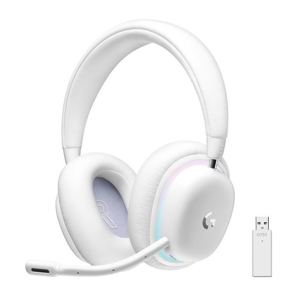 Bluetooth Kopfhörer mit Mikrofon Logitech 981-001083 Weiß Blau/Weiß