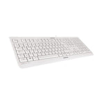 Tastatur Cherry JK-0800ES-0- Grau Qwerty Spanisch