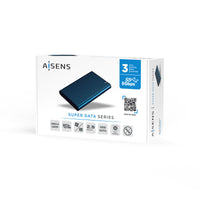 Externe Box Aisens ASE-2525PB Blau Marineblau 2,5"