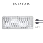 Drahtlose Tastatur Logitech 920-010799 Weiß Qwerty Spanisch QWERTY Qwerty US Englisch EEUU