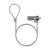 Sicherheitskabel Aisens ASLK-D40N01-SL Silberfarben 1,5 m
