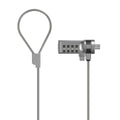 Sicherheitskabel Aisens ASLK-D40N01-SL Silberfarben 1,5 m