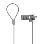Sicherheitskabel Aisens ASLK-D40N01-SL Silberfarben 1,5 m