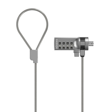 Sicherheitskabel Aisens ASLK-D40N01-SL Silberfarben 1,5 m