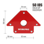 Magnetische Schweißschablone Workpro 4" 10 cm