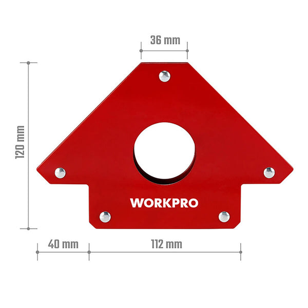 Magnetische Schweißschablone Workpro 5" 12,5 cm