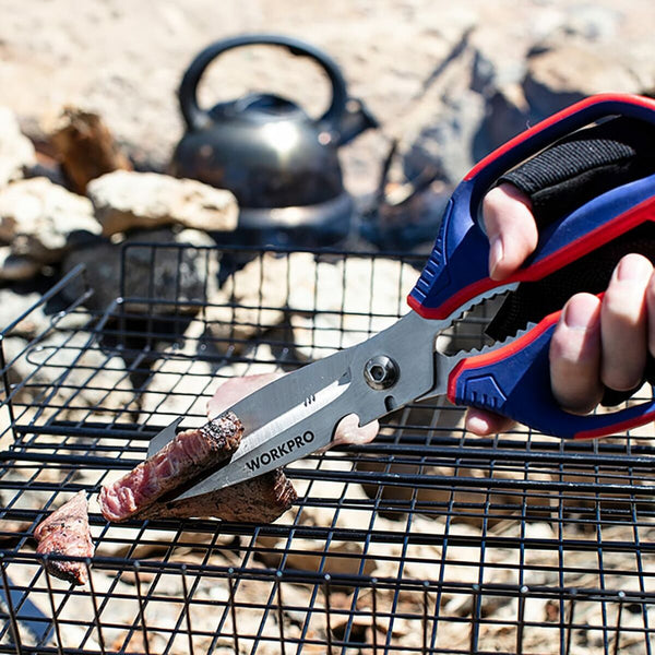 Kräuterschere Workpro Edelstahl 25 cm