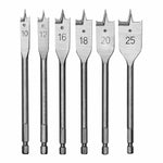 Satz Bohrer Workpro 10, 12, 16, 18, 20, 25 mm Kohlenstoffstahl Schaufel Holz 6 Stücke