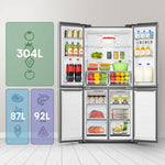 Amerikanischer Kühlschrank Hisense RQ5P470SETE 179 Weiß
