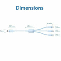 USB auf Lightning Verbindungskabel Vention CTRBG
