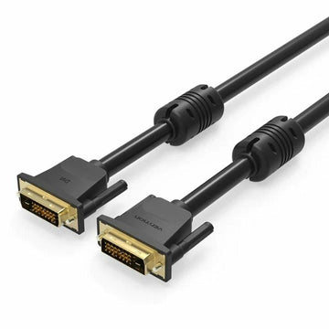 Verlängerungskabel DVI-D Vention EAABF Schwarz 1 m