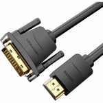 DVI-zu-HDMI-Adapter Vention ABFBG Schwarz 1,5 m