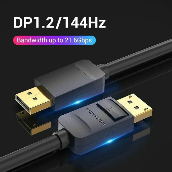 DisplayPort-Kabel Vention VEN-CAB HACBI Schwarz 3 m