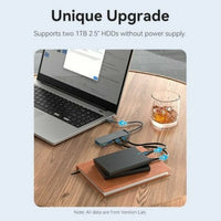 Hub USB Vention CHLBB Schwarz