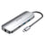 Hub USB Vention TOMHB 100 W Silberfarben