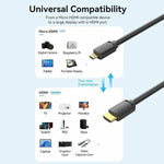 HDMI Kabel Vention AGIBF 1 m Schwarz