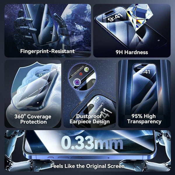 Bildschirmschutz aus Hartglas fürs Handy Vention KUITCA-10