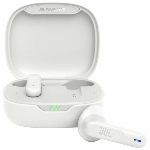 Kabellose Kopfhörer mit Ladebox JBL Wave Flex Weiß