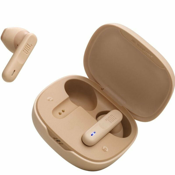 Kabellose Kopfhörer mit Ladebox JBL Wave Flex Beige