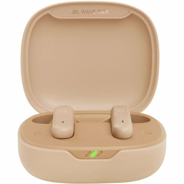 Kabellose Kopfhörer mit Ladebox JBL Wave Flex Beige