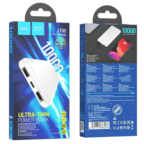 Powerbank Hoco J100 white Weiß 10000 mAh
