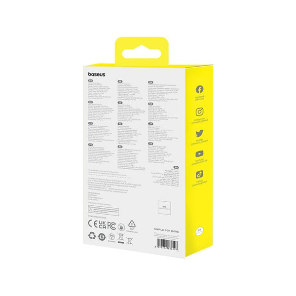 Powerbank Baseus P10059001223-00 Weiß 10000 mAh