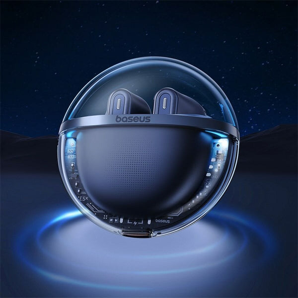 Kabellose Kopfhörer mit Ladebox Baseus Bowie E5X Blau