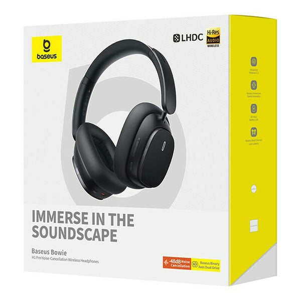 Bluetooth-Kopfbügelkopfhörer Baseus Bowie H1 Pro Schwarz