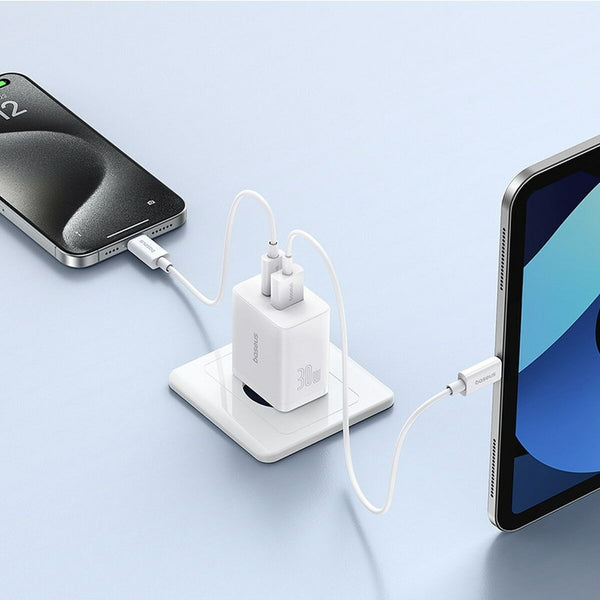 Wandladegerät Baseus P10111404213-00 Weiß 30 W