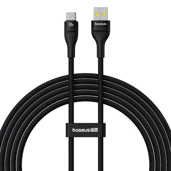 USB A zu USB-C-Kabel Baseus P10311804111-01 Schwarz 2 m