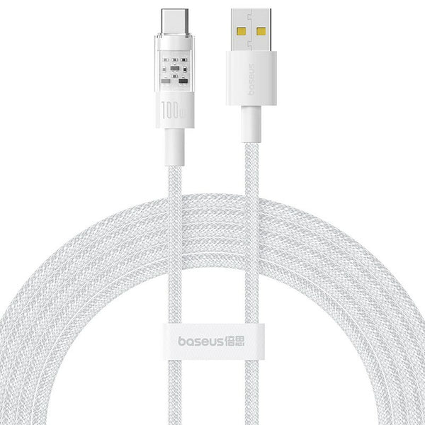 USB A zu USB-C-Kabel Baseus P10373002211-01 Weiß 2 m