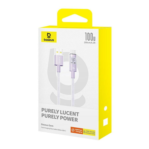 USB A zu USB-C-Kabel Baseus P10373002511-01 Purpur 2 m