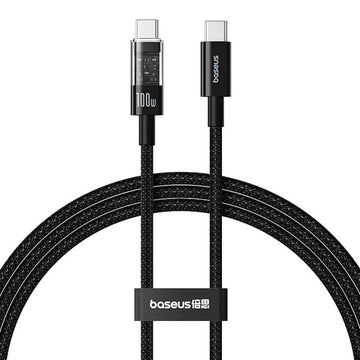USB-C zu USB-C-Kabel Baseus P10373000111-00 Schwarz 1 m