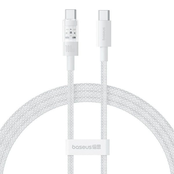 USB-C zu USB-C-Kabel Baseus P10373000211-00 Weiß 1 m