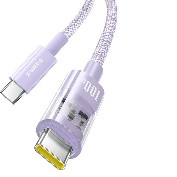 USB-C zu USB-C-Kabel Baseus P10373000511-01 Purpur 2 m