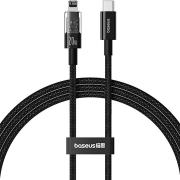 USB-C auf Lightning Verbindungskabel Baseus P10373001111-00 Schwarz 1 m