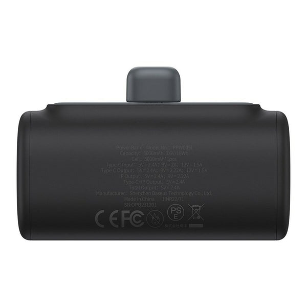 Powerbank Baseus P10068307113-00 Schwarz 5000 mAh