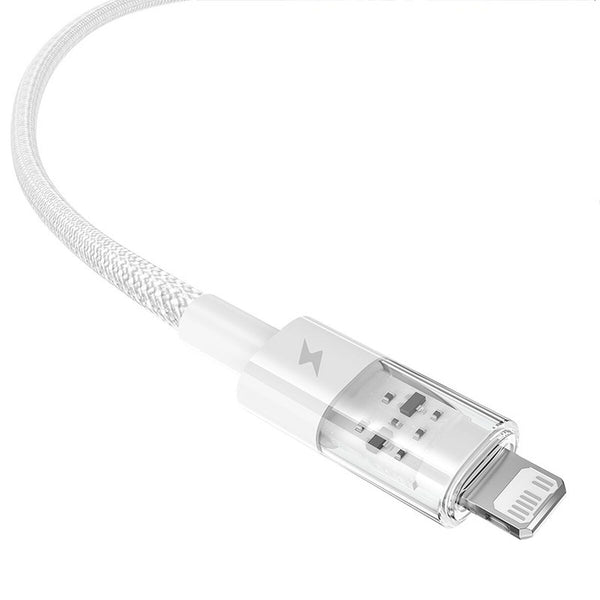 USB auf Lightning Verbindungskabel Baseus P10373003211-00 Weiß 1 m